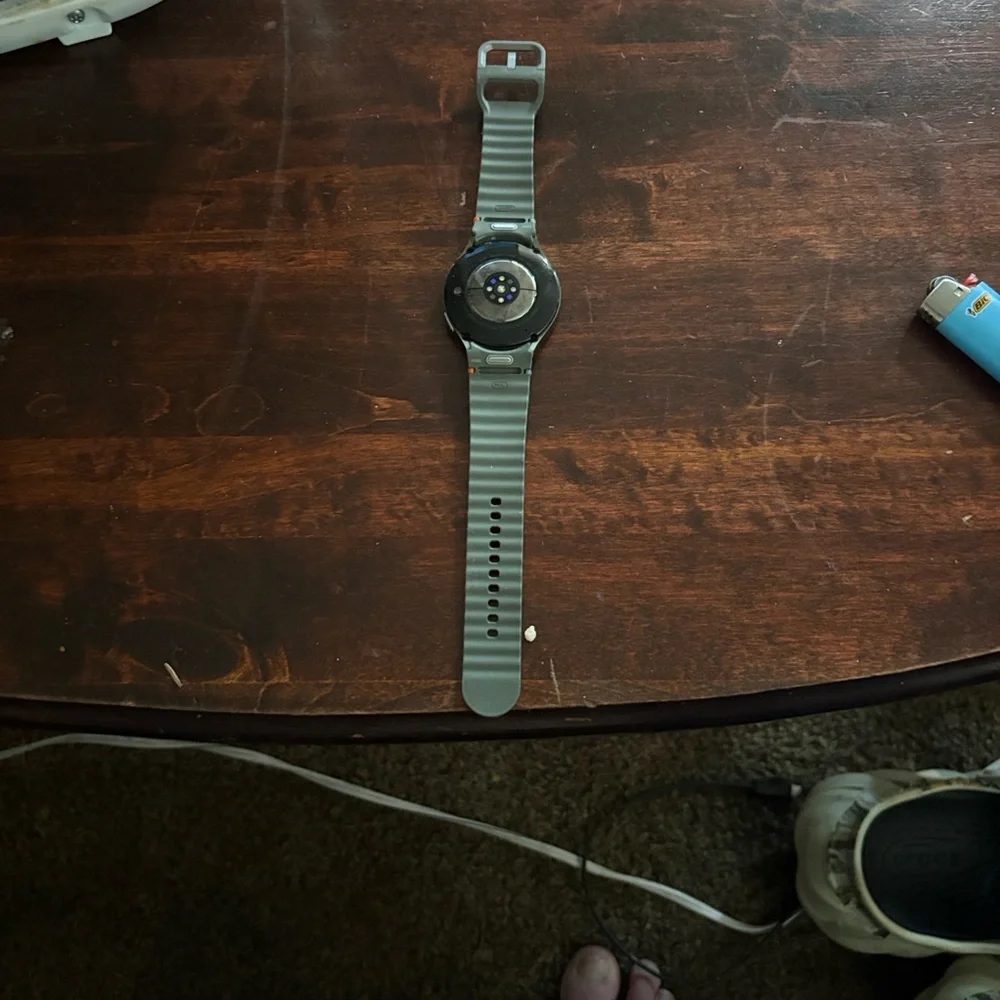 Black Smartwatch with Silicone Band Samsung 42 mm